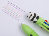 Panda 8-Color Retractable Ball Pen