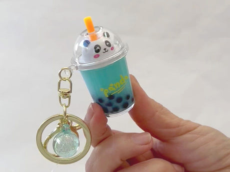 Panda Boba Tea Floaty Key Charm