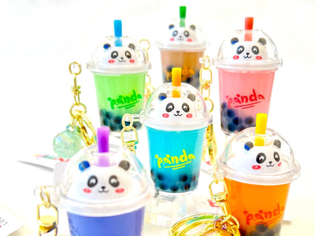Panda Boba Tea Floaty Key Charm