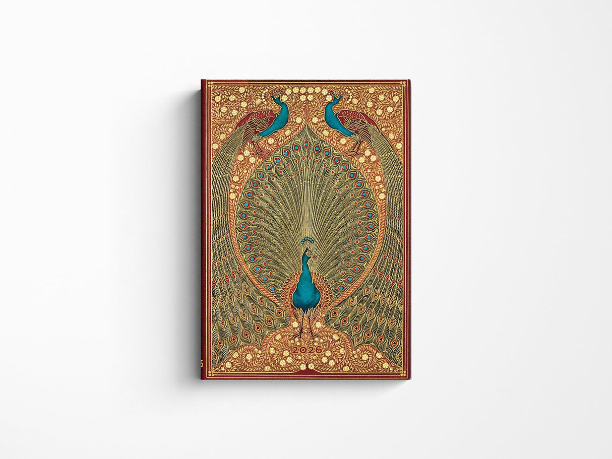 Paperblanks 2026 Daily Planner Mini - Hafiz's Peacocks