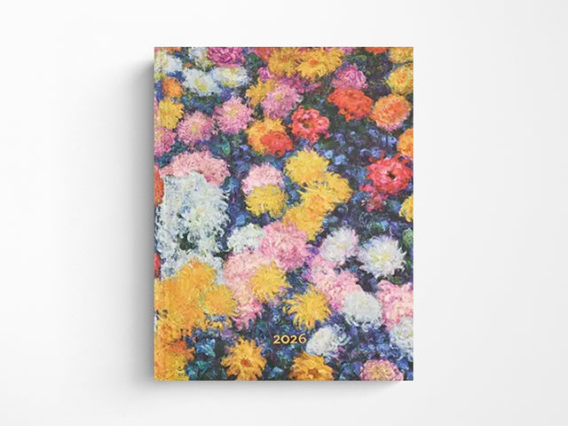 Paperblanks 2026 Daily Planner Ultra Flexi - Monet's Chrysanthemums