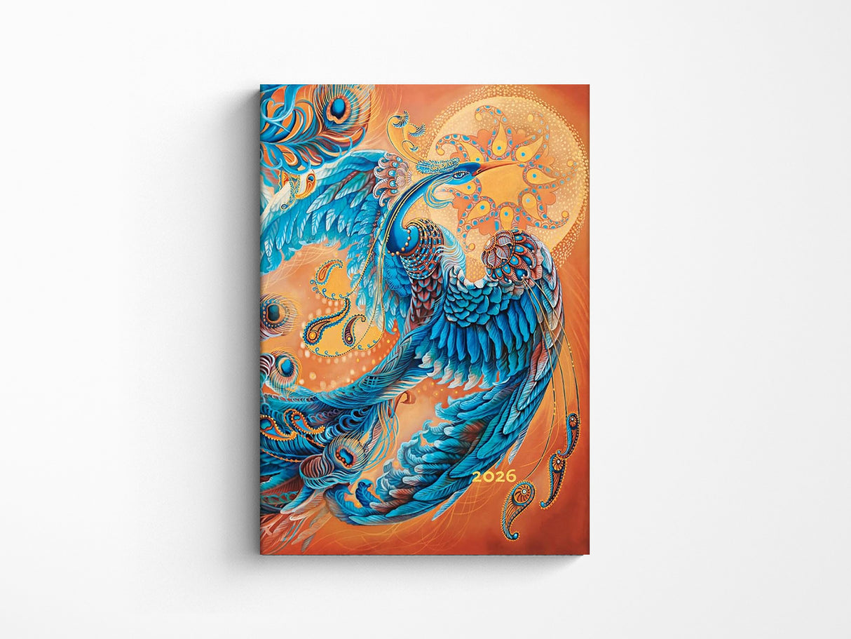 Paperblanks 2026 Weekly Planner Midi Flexi Horizontal - Skybird