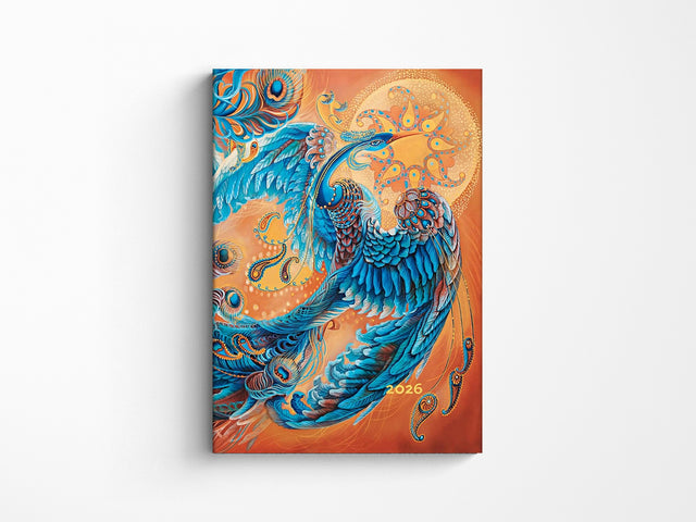 Paperblanks 2026 Weekly Planner Midi Flexi Horizontal - Skybird