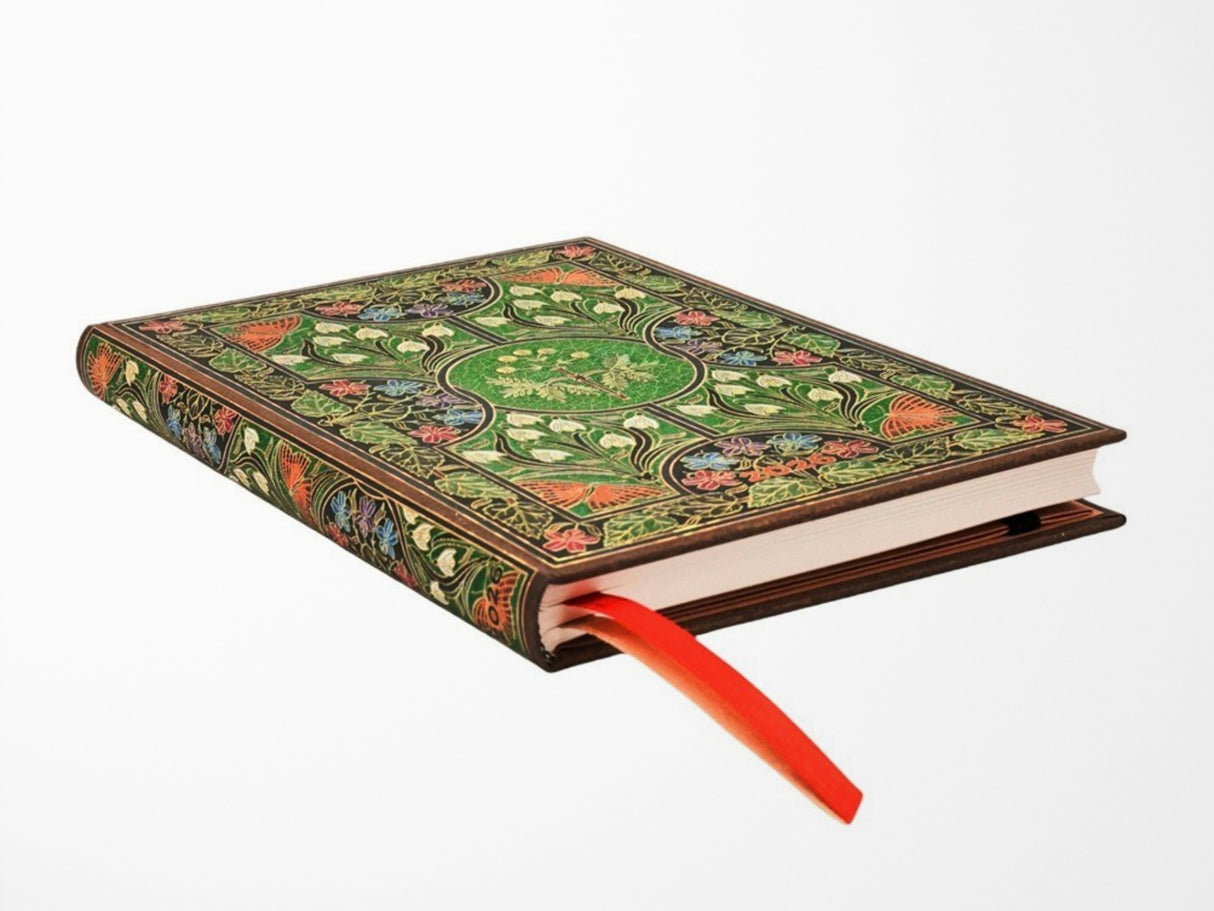 Paperblanks 2026 Weekly Planner Midi Horizontal - Poetry in Bloom