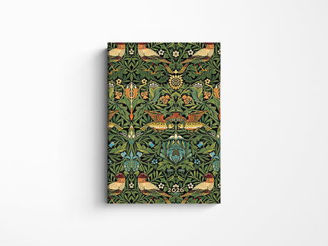 Paperblanks 2026 Weekly Planner Mini Vertical - William Morris Birds