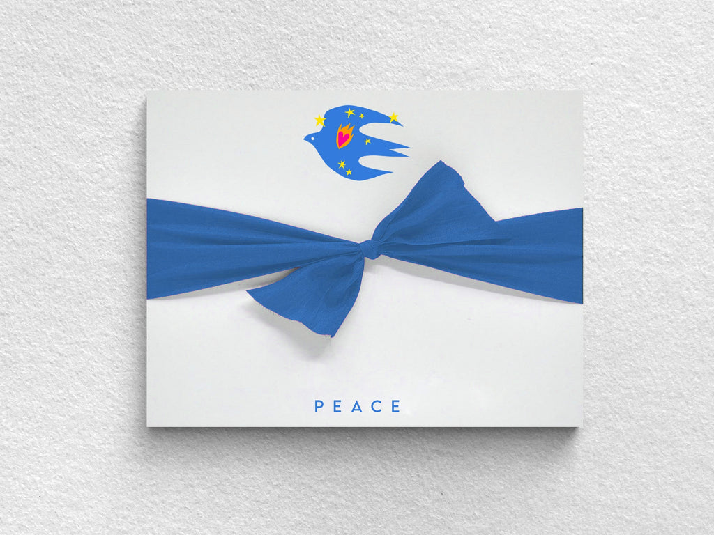 Peace Dove Flat Notecards Set of 10