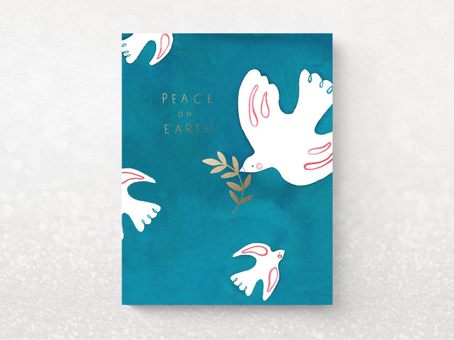 Peace Doves Holiday Greeting Cards, Box of 6