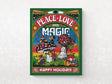Peace Love Magic Holiday Greeting Cards, Box of 8