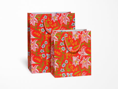 Peace and Love Amaryllis Gift Bag