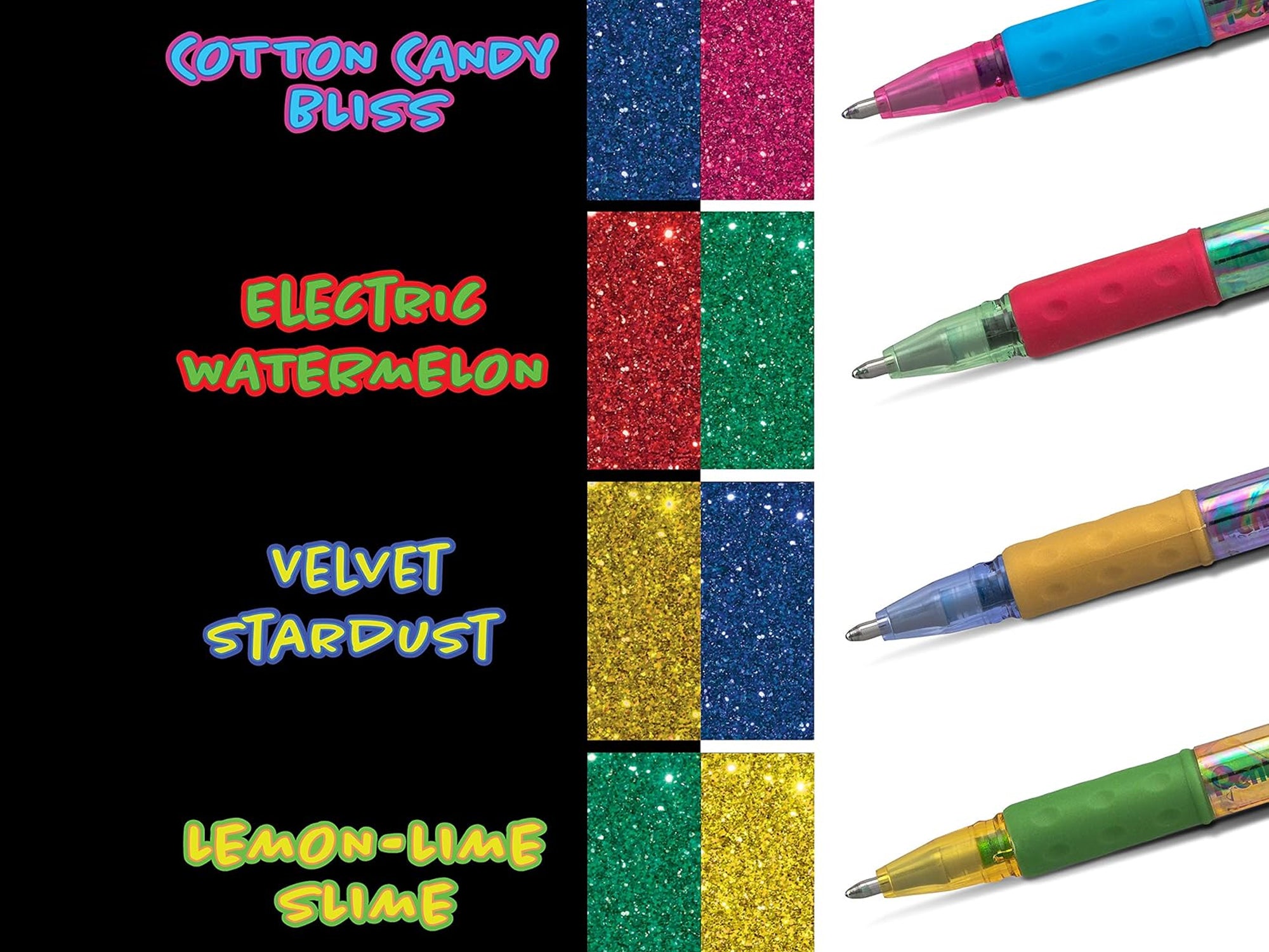 Pentel Krazy Pop Iridescent Metallic Gel Pens - Set of 4 – Jenni