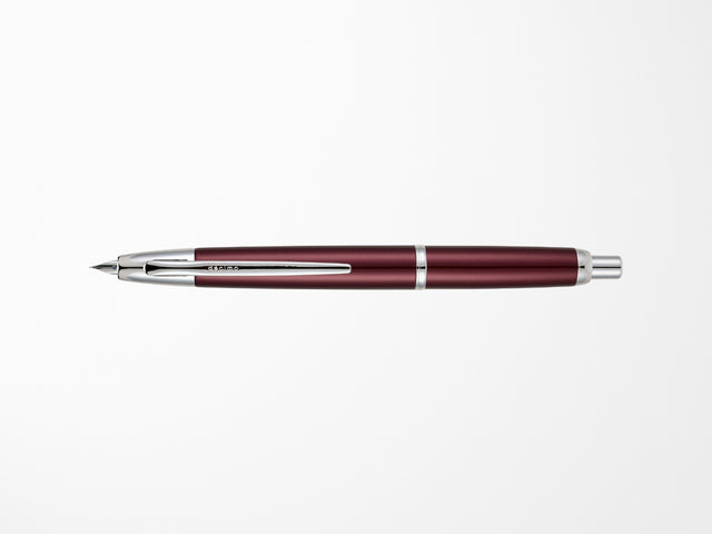 Pilot Capless Decimo Fountain Pen - Burgundy