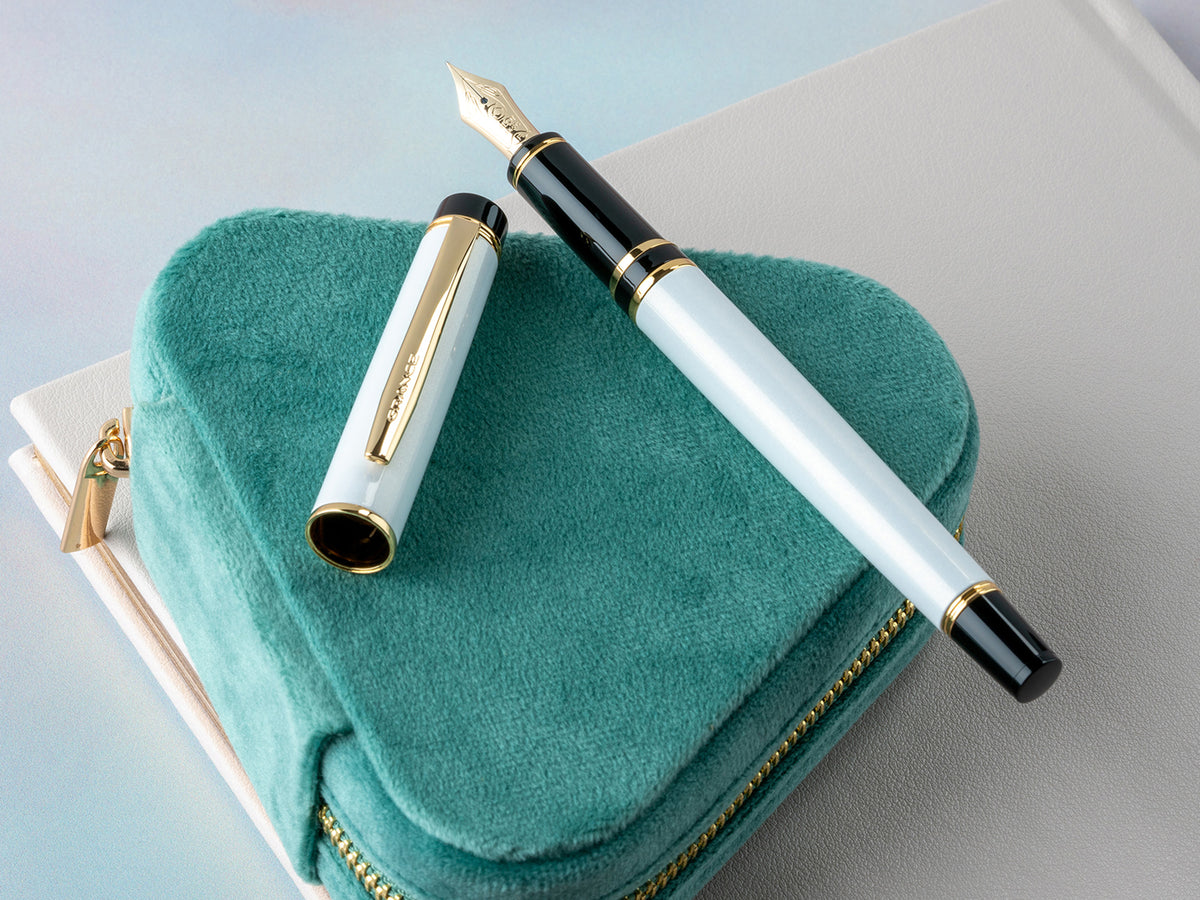 Pilot Grance Fountain Pen - Pearl White