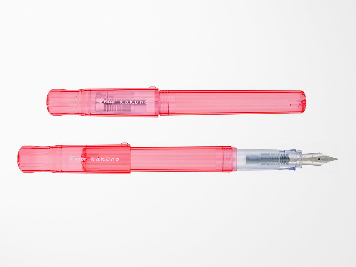 Pilot Kakuno Fountain Pen - Coral