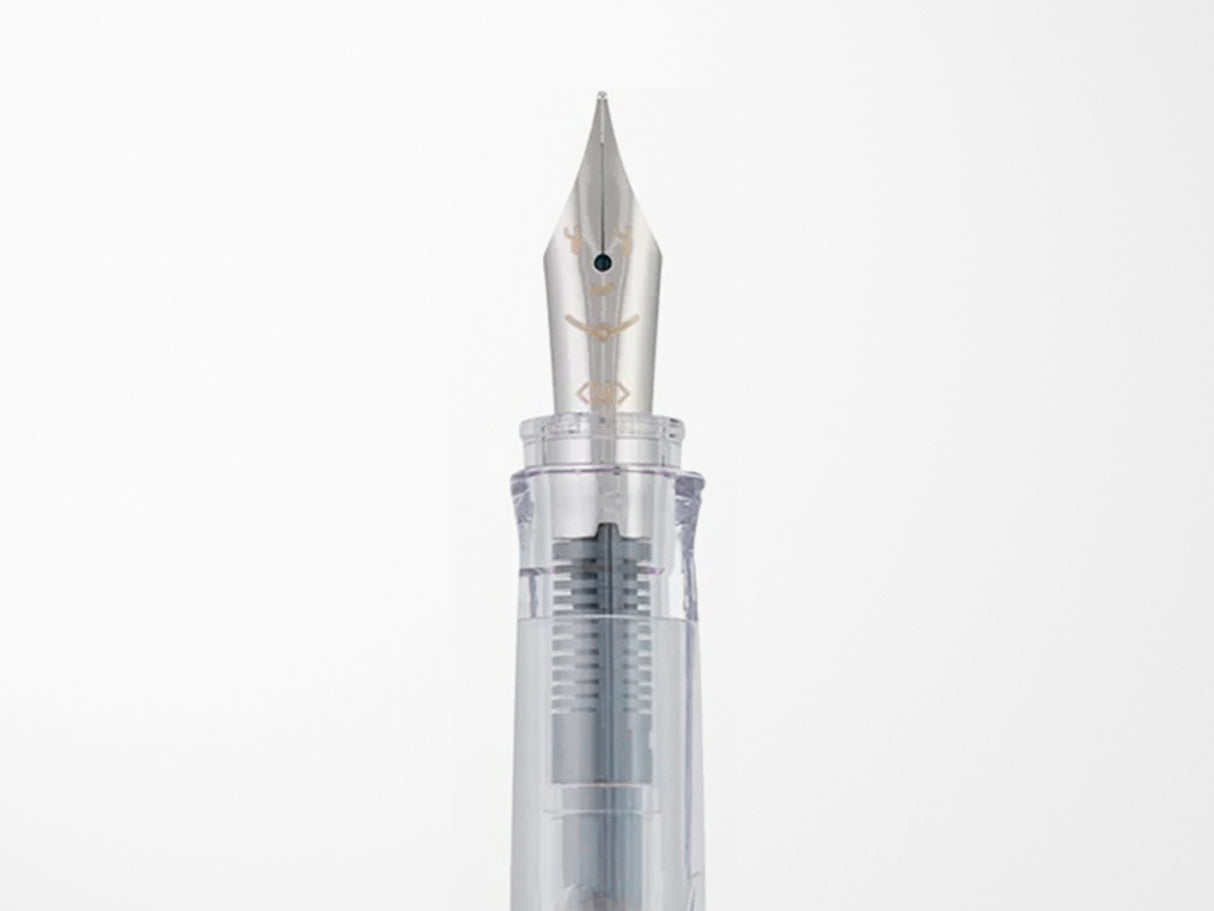 Pilot Kakuno Fountain Pen - Extra Fine - Clear Barrel