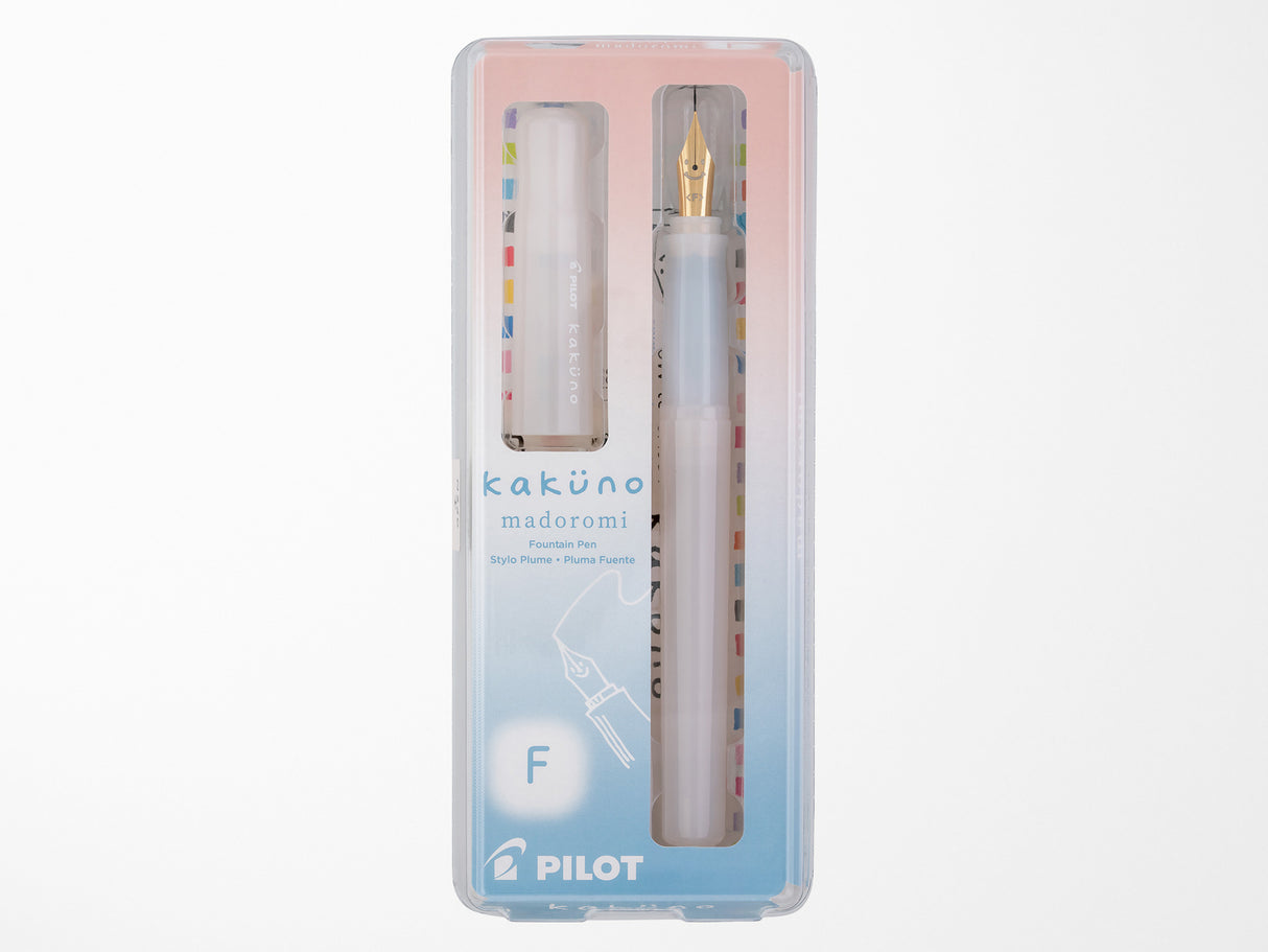Pilot Kakuno Fountain Pen - Madoromi – Cumulus White