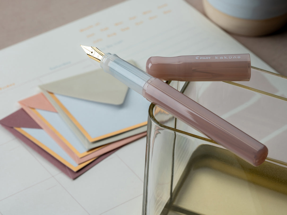 Pilot Kakuno Fountain Pen - Madoromi – Rosy Dusk