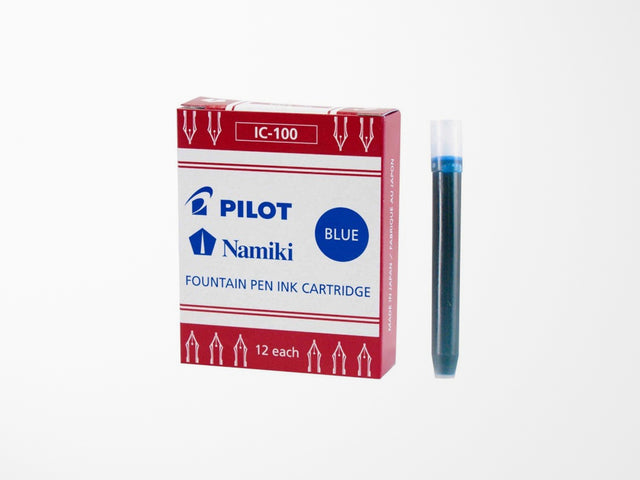 Pilot Namiki Fountain Pen Ink Cartridges Blue - Set of 12
