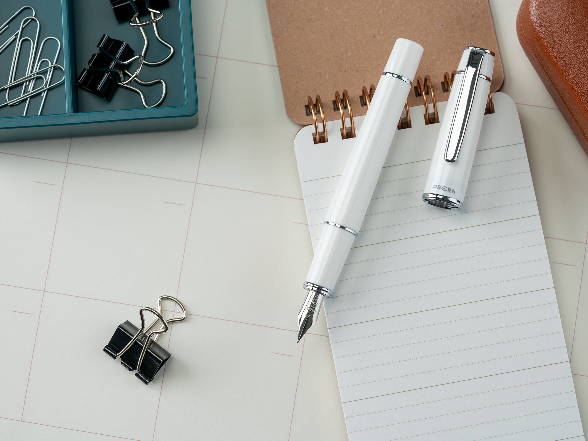 Pilot Prera Fountain Pen - White – Jenni Bick Custom Journals