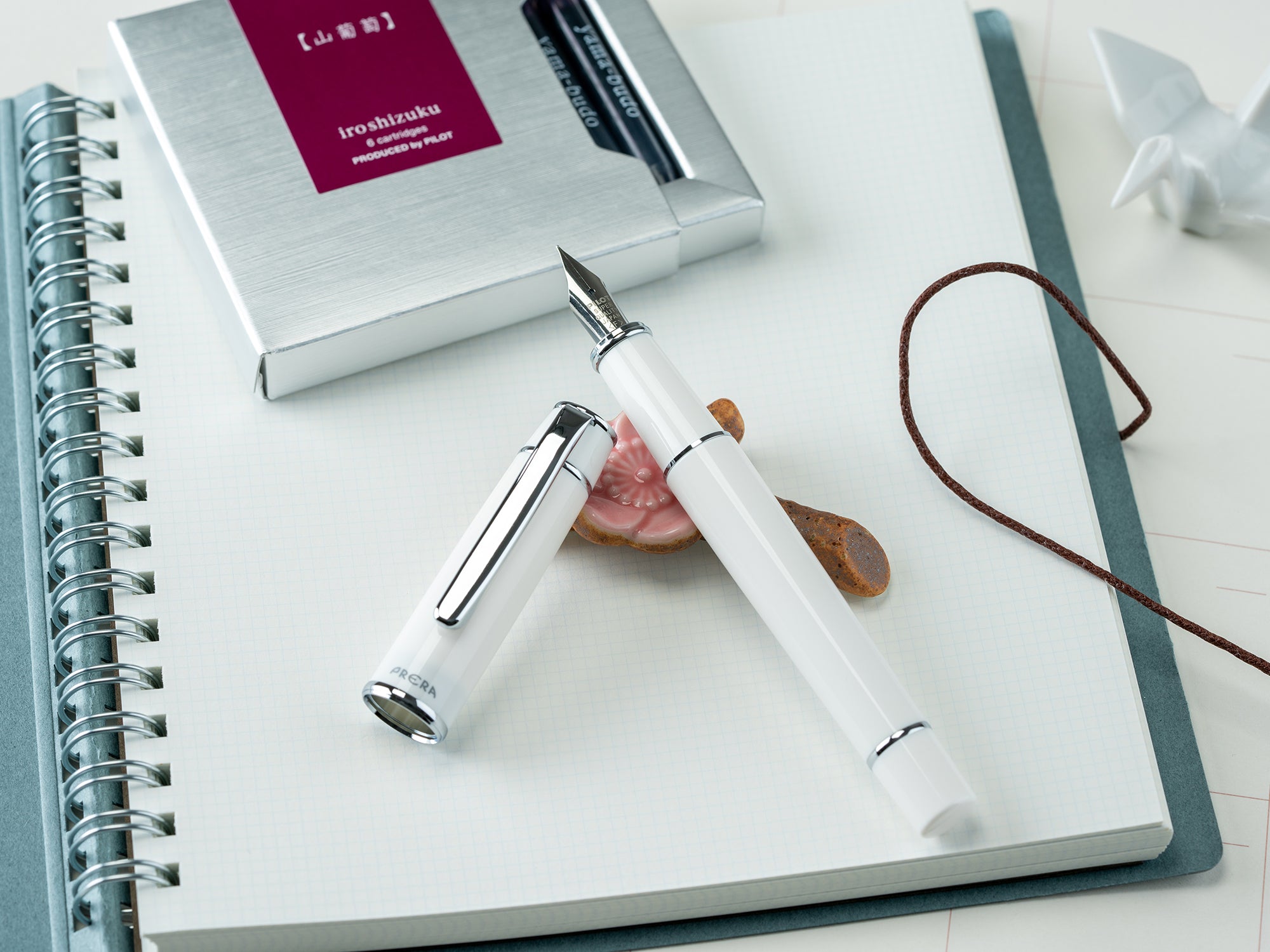 Pilot Prera Fountain Pen - White – Jenni Bick Custom Journals