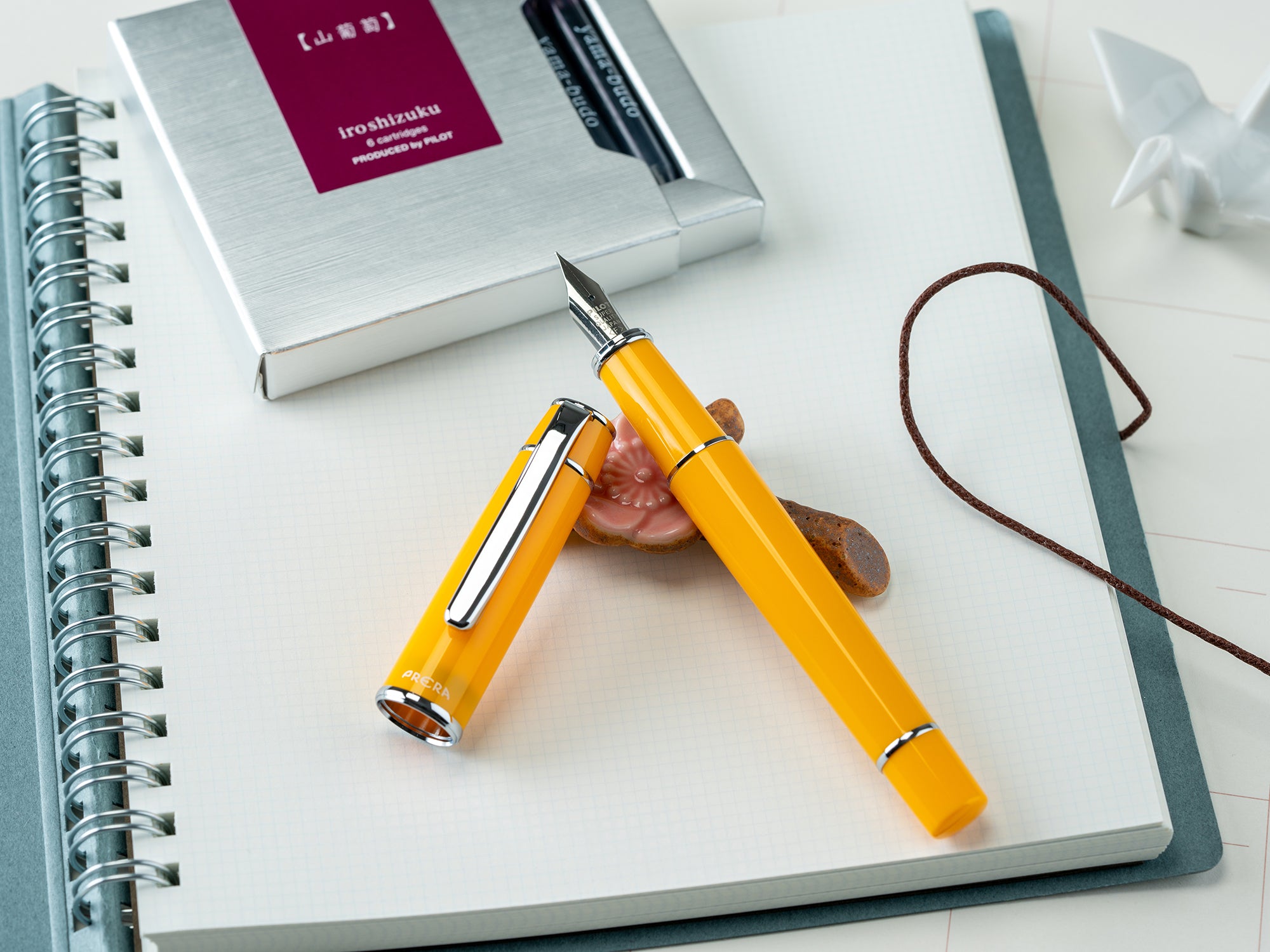 Pilot Prera Fountain Pen - Yellow – Jenni Bick Custom Journals