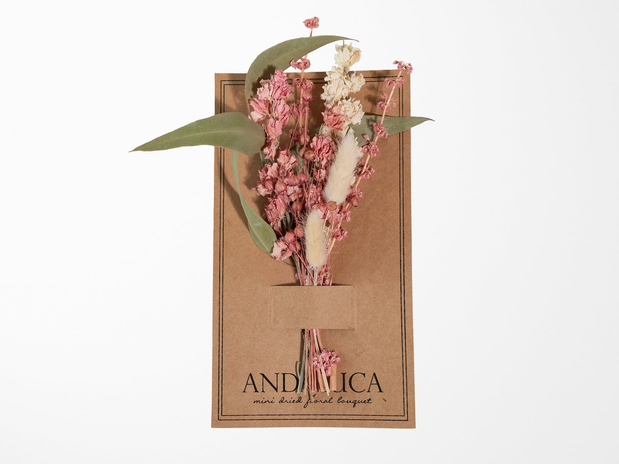 Pink & White Floral Mini Bouquet #132