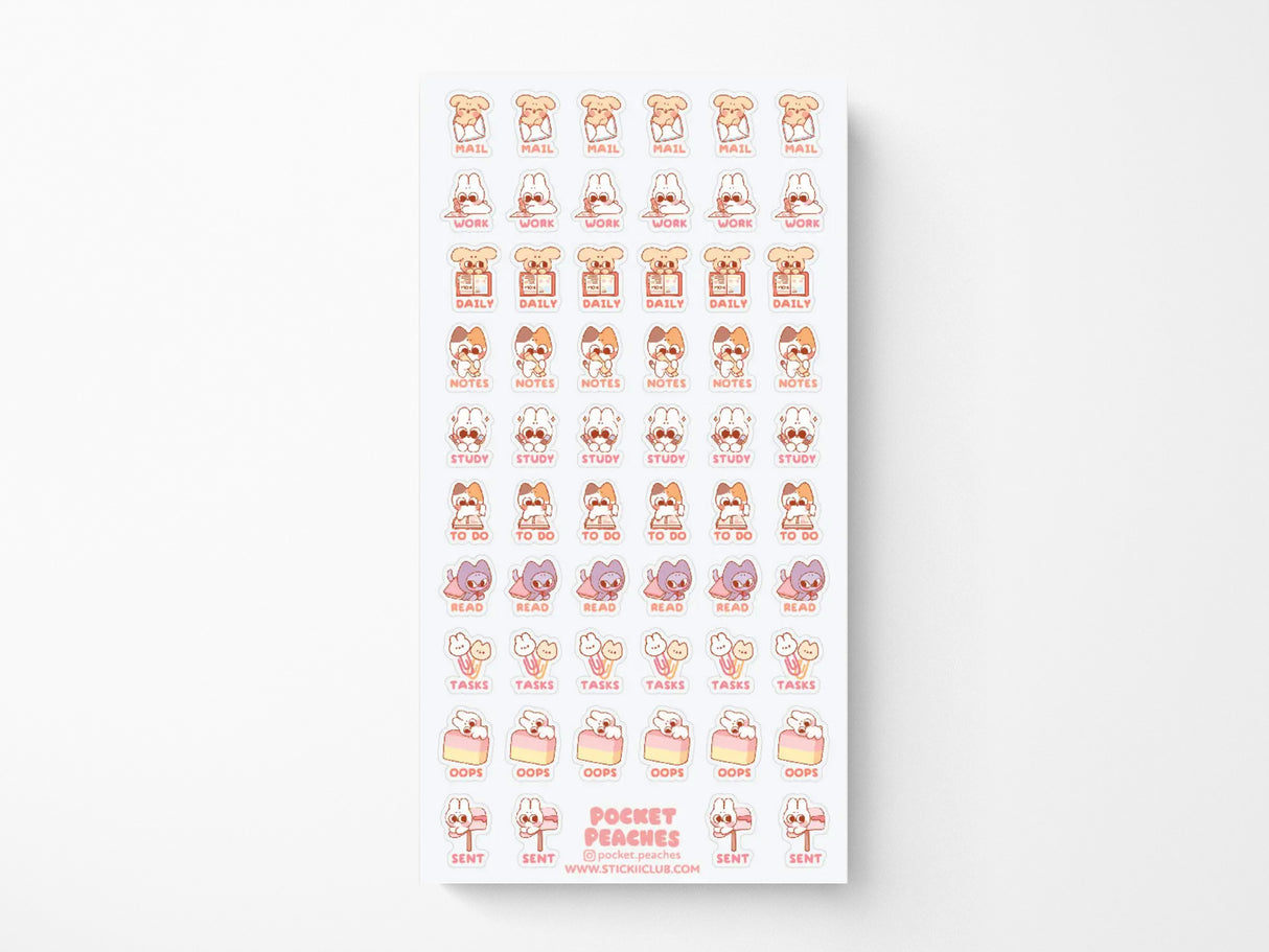 Planner Cuties Sticker Sheet