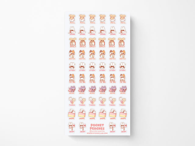 Planner Cuties Sticker Sheet