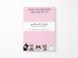 Play With My Cat Notepad