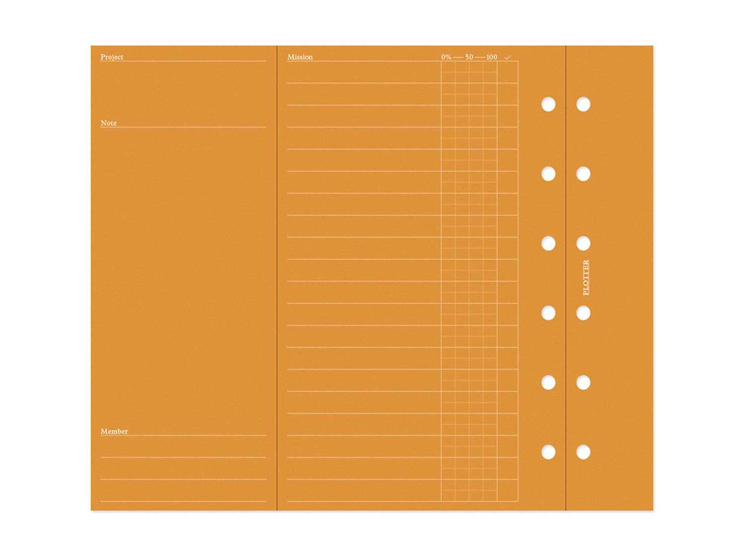 PLOTTER Project Manager 6 Colors Assortment - Mini Size