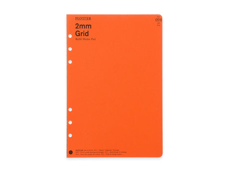 PLOTTER Refill Memo Pad 2mm Grid - A5 Size