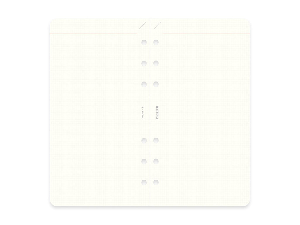 PLOTTER Refill Memo Pad 2mm Grid - Bible Size