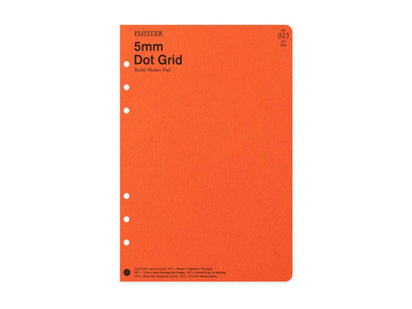 PLOTTER Refill Memo Pad Dot Grid - A5 Size