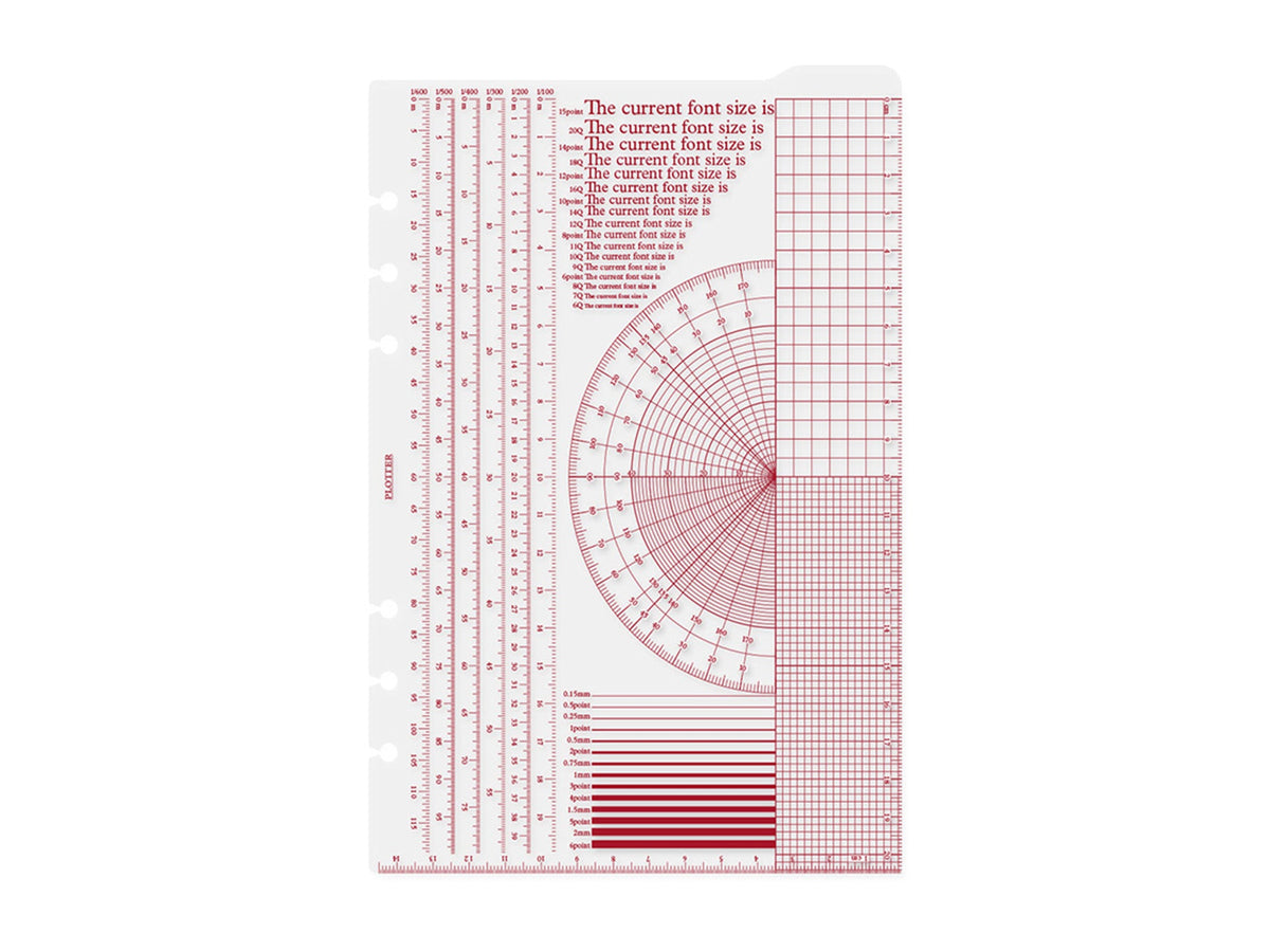 PLOTTER Ruler Pad - A5 Size – Jenni Bick Custom Journals