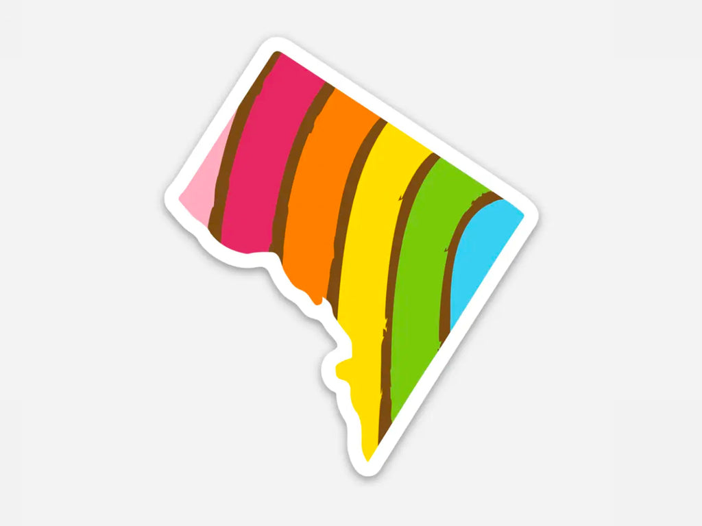Pride Rainbow DC Vinyl Sticker