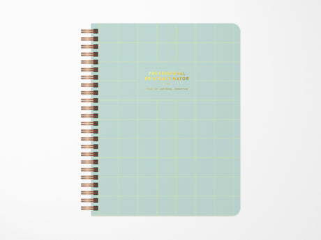 Professional Procrastinator Spiral Notebook