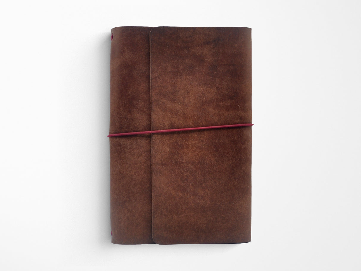 Pueblo Luxury Tri-Fold Refillable Leather Journal