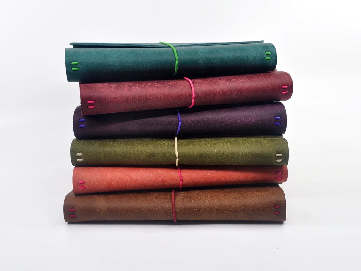 Pueblo Luxury Tri-Fold Refillable Leather Journal