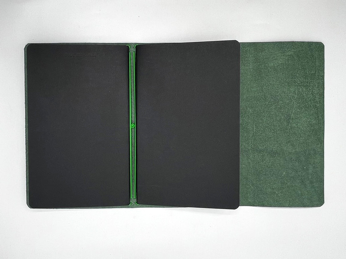 Pueblo Luxury Tri-Fold Refillable Leather Journal