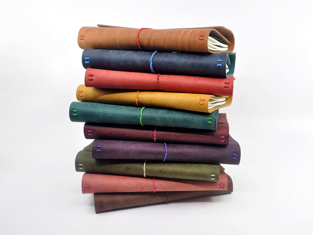 Pueblo Luxury Tri-Fold Refillable Leather Journal