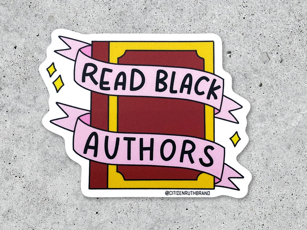 Read Black Authors Vinyl Sticker