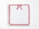 Red Ribbon Candy Holiday Chunky Notepad