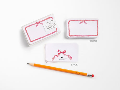 Red Ribbon Candy Little Notes