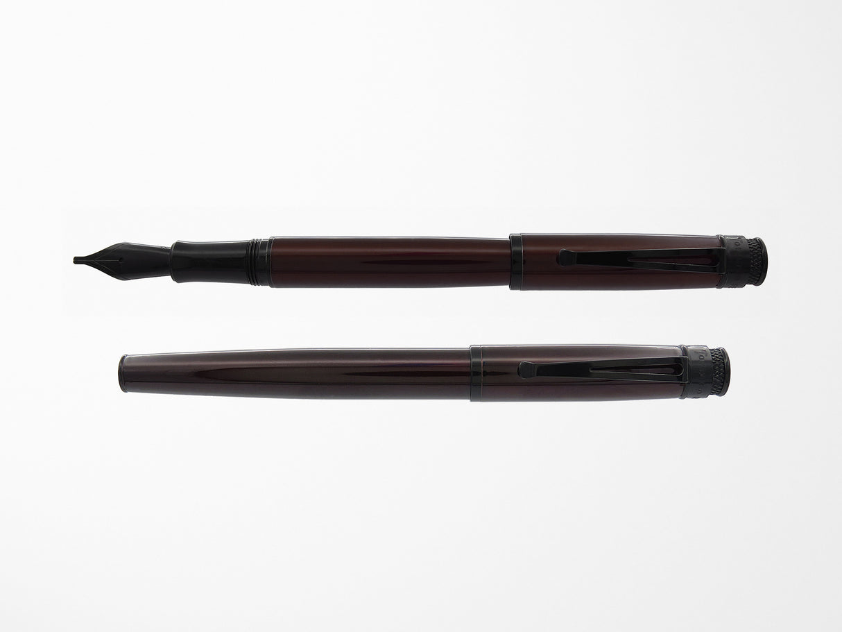 Retro 51 Stealth Lacquer Fountain Pen - Black Cherry