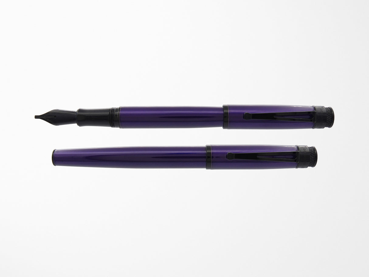 Retro 51 Stealth Lacquer Fountain Pen - Midnight Purple