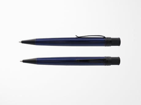 Retro 51 Tornado Rollerball Pen - Stealth Lacquer Blue Black