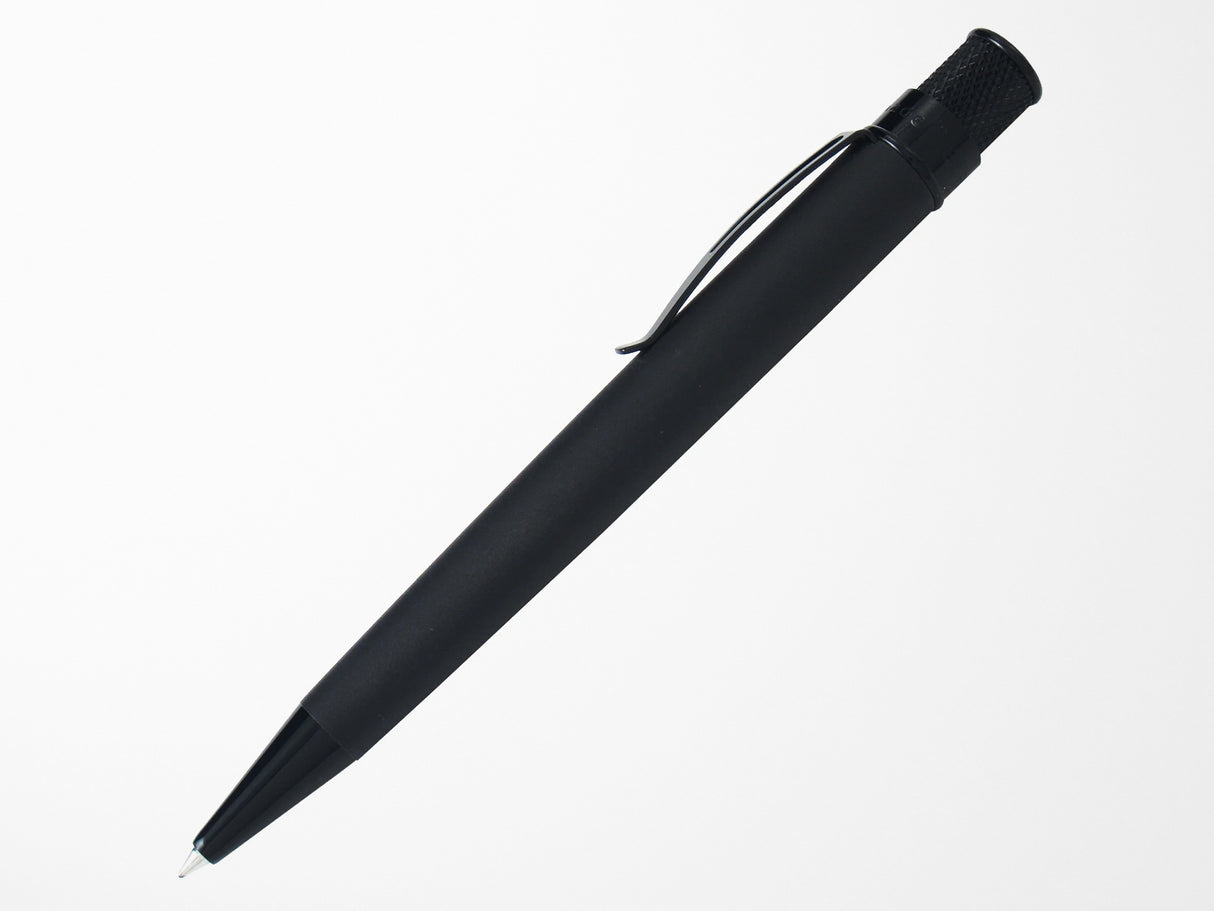 Retro 51 Tornado Rollerball Pen - Stealth Matte Black