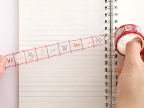 Retro Style Clear Masking Tape - Chinchilla