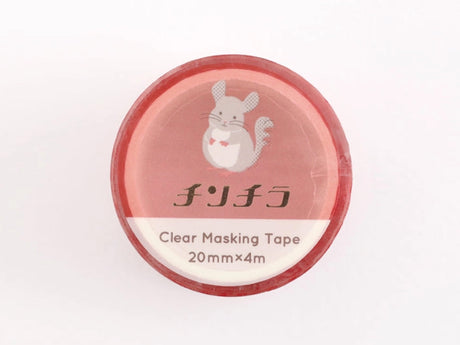 Retro Style Clear Masking Tape - Chinchilla