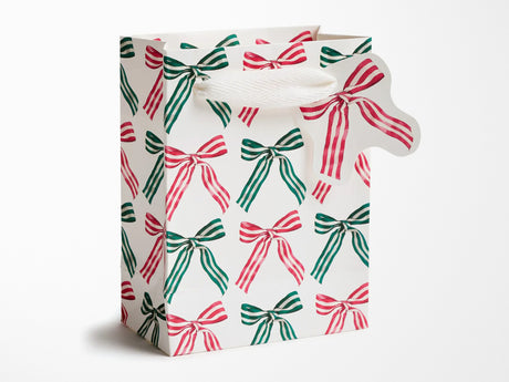 Ribbon Candy Bows Holiday Gift Bag - Medium