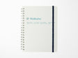 Rollbahn Spiral Notebook - Metallic Pearl White